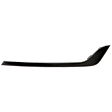 Front, Passenger Side Bumper Trim, Black