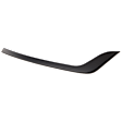 Front, Passenger Side Bumper Trim, Black