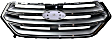 2018 Ford Edge - Grille, Chrome Shell with Silver Insert, For Models Without Front View Camera, CAPA Certified