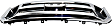 2016 Ford F-150 XLT - Grille, Chrome Shell with Textured Black Insert, CAPA Certified
