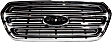 Grille Chrome Shell with Textured Dark-Gray Insert CAPA Certified