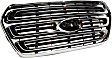 Grille Chrome Shell with Textured Dark-Gray Insert CAPA Certified