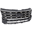 Grille Assembly, Textured Dark Gray Shell and Insert, CAPA CERTIFIED