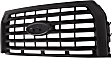 2015 Ford F-150 - Painted Black Shell with Textured Black Insert, For Models With Billet Style Grille, CAPA Certified