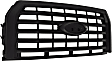 2015 Ford F-150 - Painted Black Shell with Textured Black Insert, For Models With Billet Style Grille, CAPA Certified