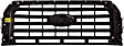 2015 Ford F-150 - Painted Black Shell with Textured Black Insert, For Models With Billet Style Grille, CAPA Certified