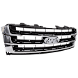 Grille Assembly, Textured Black Shell and Insert, CAPA CERTIFIED