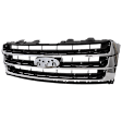 Grille Assembly, Textured Black Shell and Insert, CAPA CERTIFIED