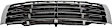 Grille, Chrome, 6 Cyl., 12.8L Engine