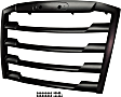 Grille, Painted Black, 6 Cyl., 12.8L Engine