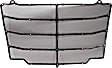 Grille, Painted Black, 6 Cyl., 12.8L Engine