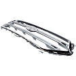 Grille Assembly, Chrome Shell with Painted Silver Insert, CAPA CERTIFIED