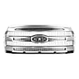 Grille Assembly, Painted Gray Shell and Insert, CAPA CERTIFIED