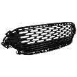 SE Sport Hybrid Grille Textured Black Shell and Insert CAPA Certified