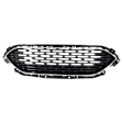 Grille Textured Black Shell and Insert