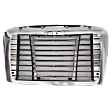 2008-2019 Freightliner Cascadia - Grille, Chrome, with Bug Screen
