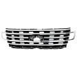 2018-2021 Ford Expedition - XLT Grille Textured Black Shell with Chrome Insert CAPA Certified