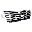 2018-2021 Ford Expedition - XLT Grille Textured Black Shell with Chrome Insert CAPA Certified