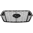 Grille Chrome Shell with Black Insert CAPA Certified