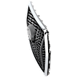 Grille Chrome Shell with Black Insert CAPA Certified