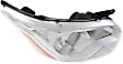 Passenger Side Halogen Headlight, With bulb(s), OE Replacement