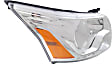 Passenger Side Halogen Headlight, With bulb(s), OE Replacement,, CAPA Certified