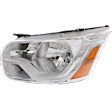 Driver Side Halogen Headlight, With bulb(s), OE Replacement