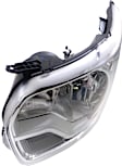 Driver Side Halogen Headlight, With bulb(s), OE Replacement, CAPA Certified