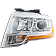Driver Side Headlight, with Bulb, Halogen, 6 Cyl., 3.5L Engine