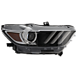 Passenger Side Headlight, without Bulb, HID/Xenon, Clear Lens