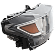 Passenger Side Headlight, without Bulb, HID/Xenon, Clear Lens, CAPA Certified