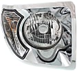 Passenger Side Headlight, with Bulb, Halogen, Clear Lens, Base Model