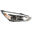 Passenger Side Headlight, with Bulb, Halogen, without Daytime Running Light, CAPA Certified