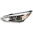2016 Ford Focus - Driver Side Halogen Headlight, With bulb(s), OE Replacement, CAPA Certified