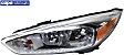 2016 Ford Focus - Driver Side Halogen Headlight, With bulb(s), OE Replacement, CAPA Certified