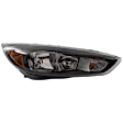 Passenger Side Headlight, with Bulb, Halogen, with Daytime Running Light, CAPA Certified