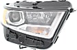 Passenger Side Headlight, with Bulb, HID/Xenon, with HID bulb and ballast, Titanium Model