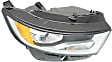 Passenger Side Headlight, with Bulb, HID/Xenon, with HID bulb and ballast, Titanium Model