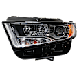 Driver Side Headlight, with Bulb, HID/Xenon, with HID bulb and ballast, Titanium Model