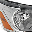 Passenger Side Halogen Headlight, With bulb(s)