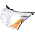 Driver Side Halogen Headlight, With bulb(s)