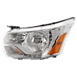 Driver Side Halogen Headlight, With bulb(s), CAPA Certified