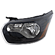 Driver Side Halogen Headlight, With bulb(s), CAPA Certified