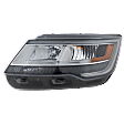 Driver Side Headlight, without Bulb, Halogen/LED Combo, Clear Lens, Base Model