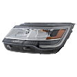 Driver Side Headlight, without Bulb, Halogen/LED Combo, Clear Lens, Base Model