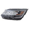 Driver Side Headlight, without Bulb, Halogen/LED Combo, Clear Lens, Base Model