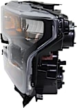 Driver Side Halogen Headlight, With bulb(s), OE Replacement