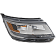 2018 Ford Explorer - Passenger Side Halogen/LED Headlight, Without bulb(s), Production Date To April 4 2018, OE Replacement, CAPA Certified