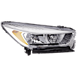 Passenger Side Halogen Headlight, With bulb(s), OE Replacement