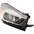 Passenger Side Halogen Headlight, With bulb(s), OE Replacement, CAPA Certified